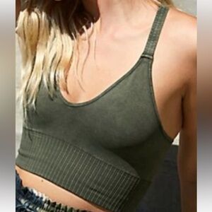 Free People - Green Halter Top